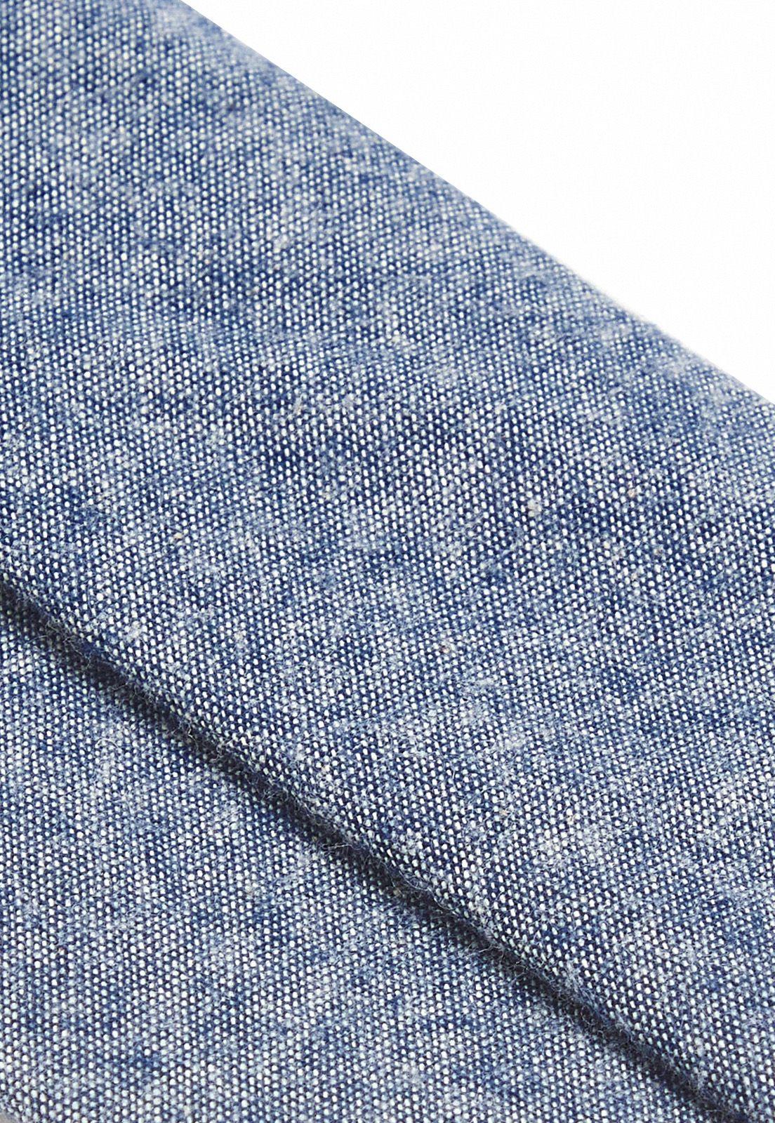 Corbata De Hombre Falso Azul-3