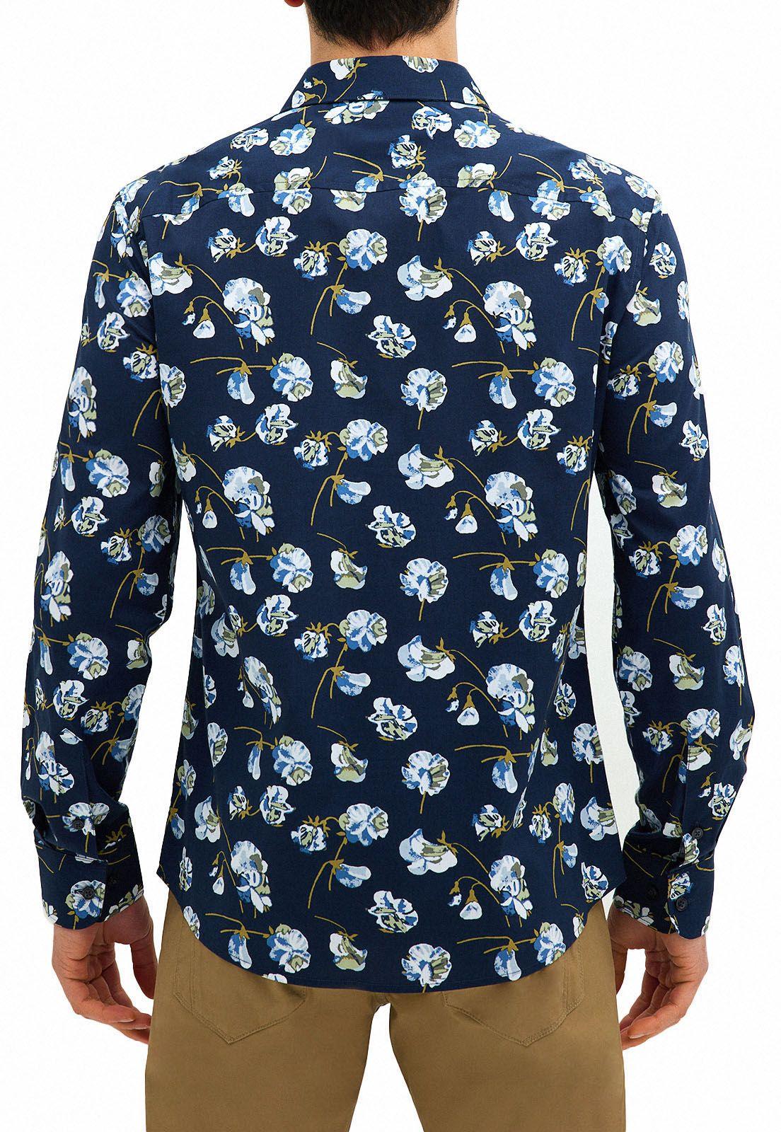 Camisa Untucked Estampado Floral-1