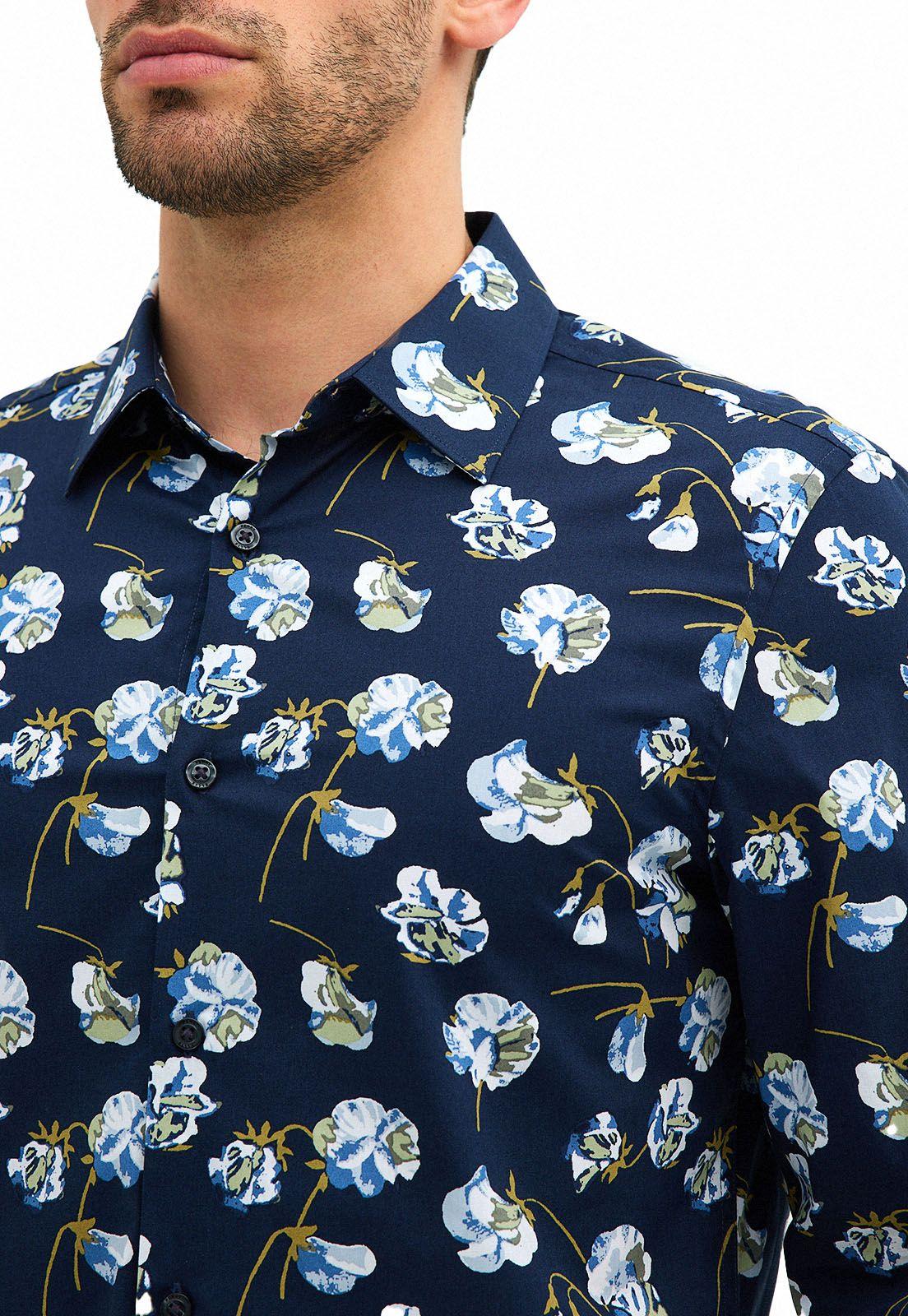 Camisa Untucked Estampado Floral-2