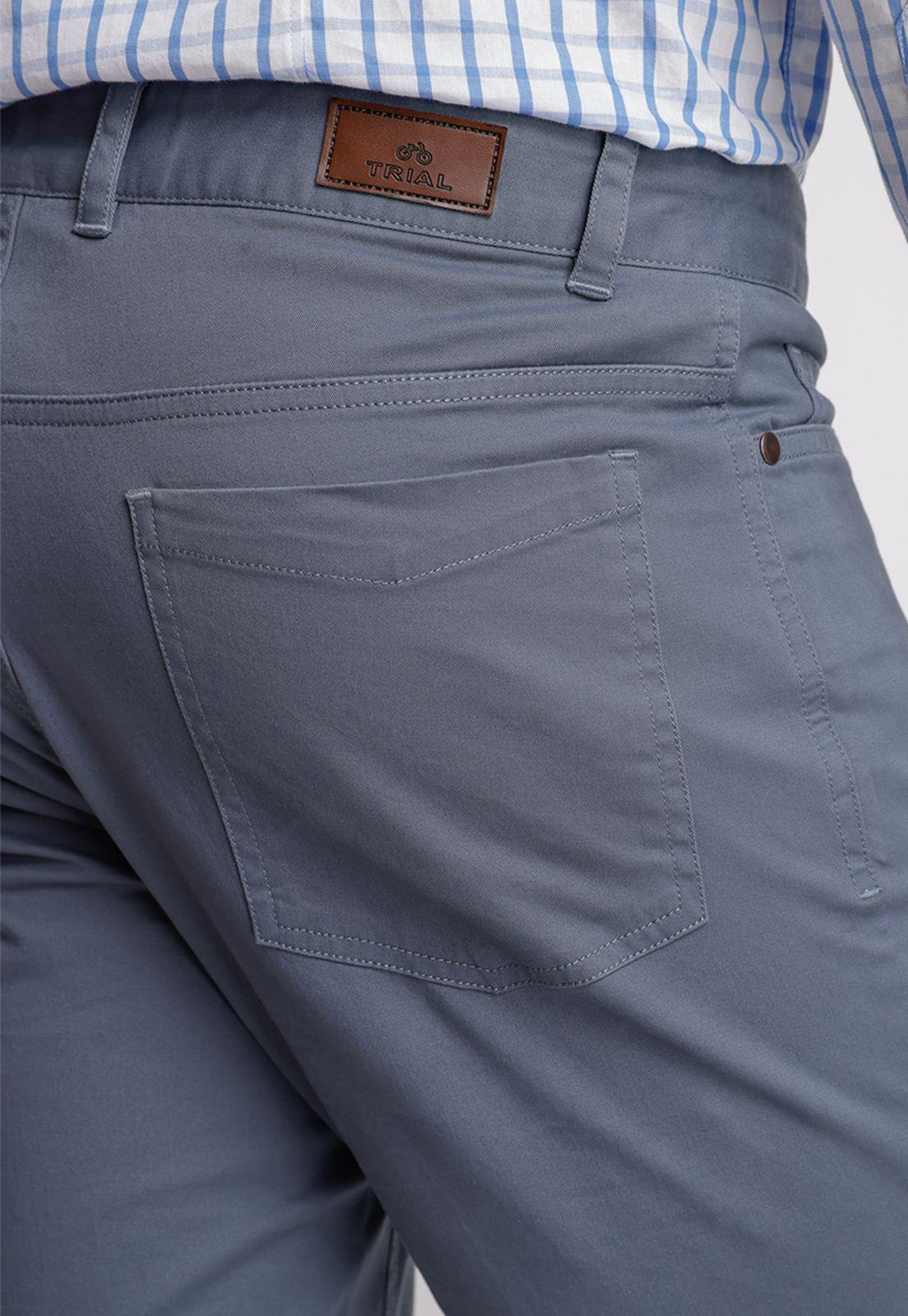 Pantalón hombre Slim Fit Vilas Algodón Petróleo-2