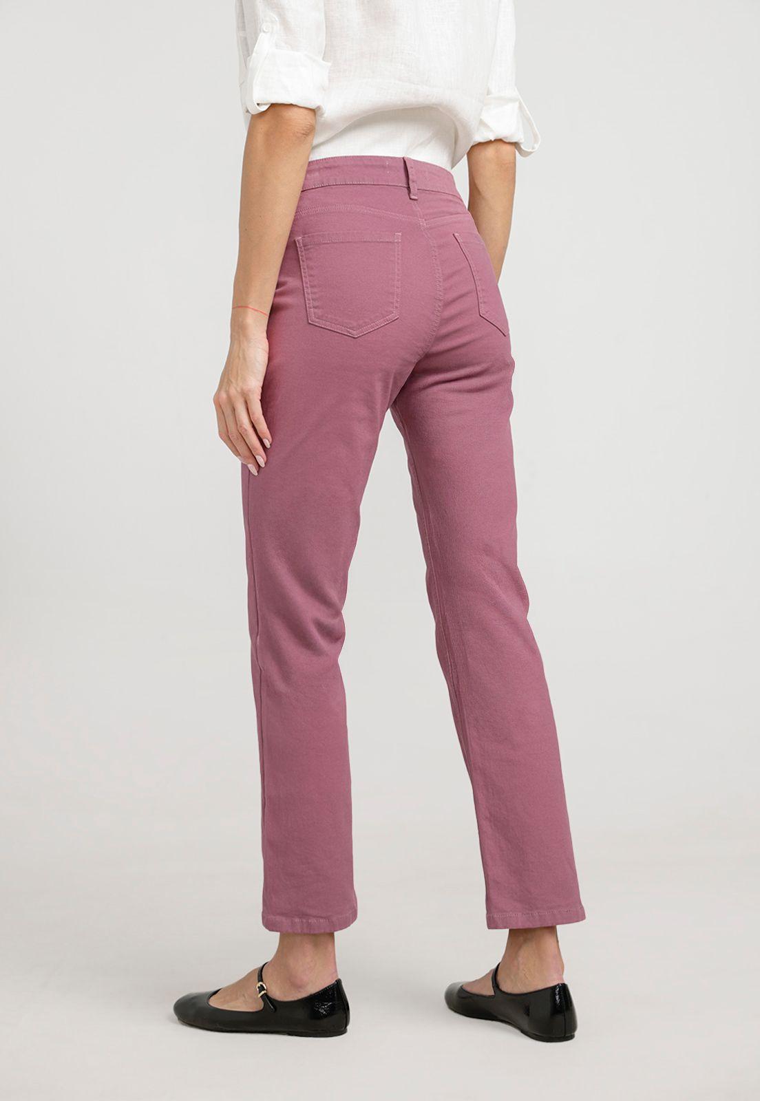Pantalón Mujer Petra Algodón Peruano Berry-1