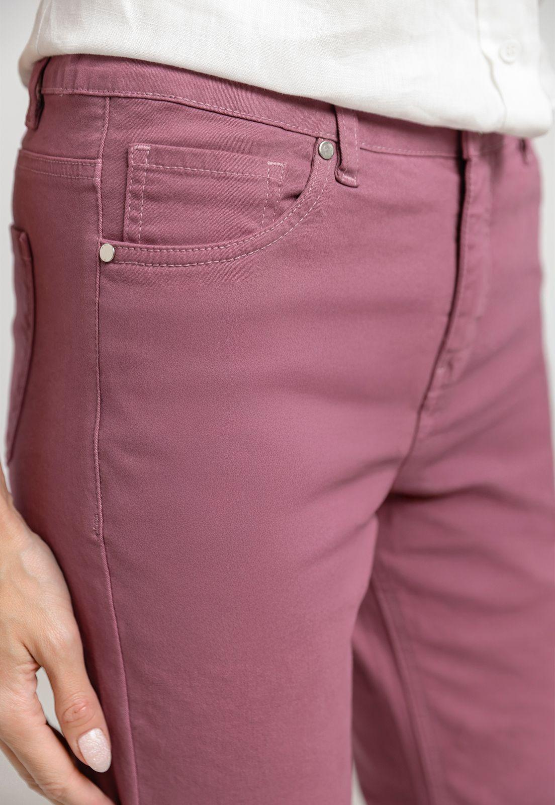 Pantalón Mujer Petra Algodón Peruano Berry-2