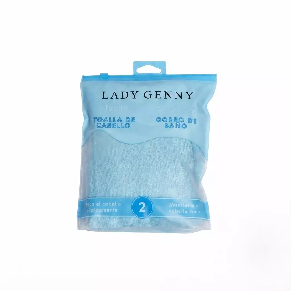 SET TOALLA CABELLO Y GORRO BA O MUJER LADY GENNY A 221-2