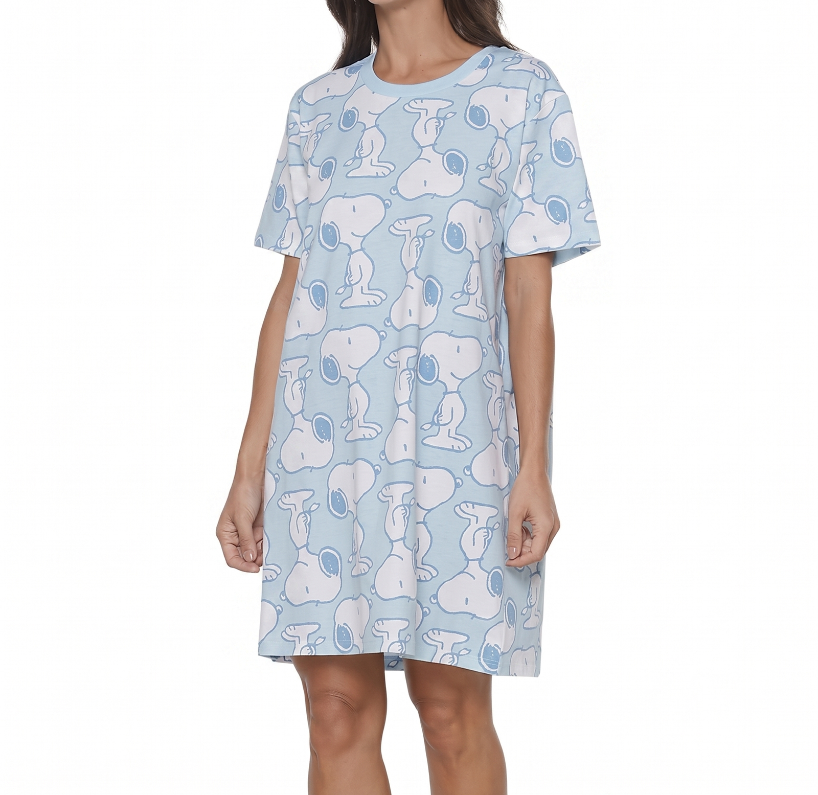 Camisola cotton snoopy mujer lady genny k-563 manga corta-2
