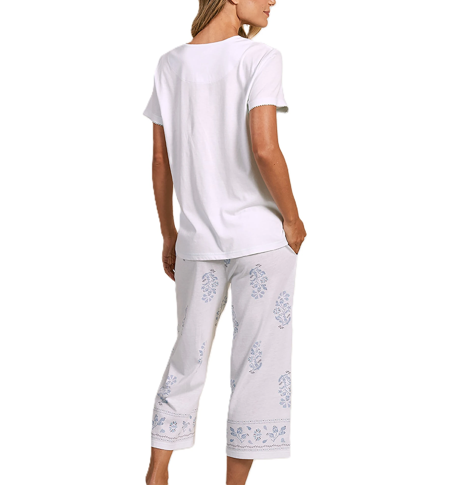 pijama mujer lady genny j-913 manga corta-2
