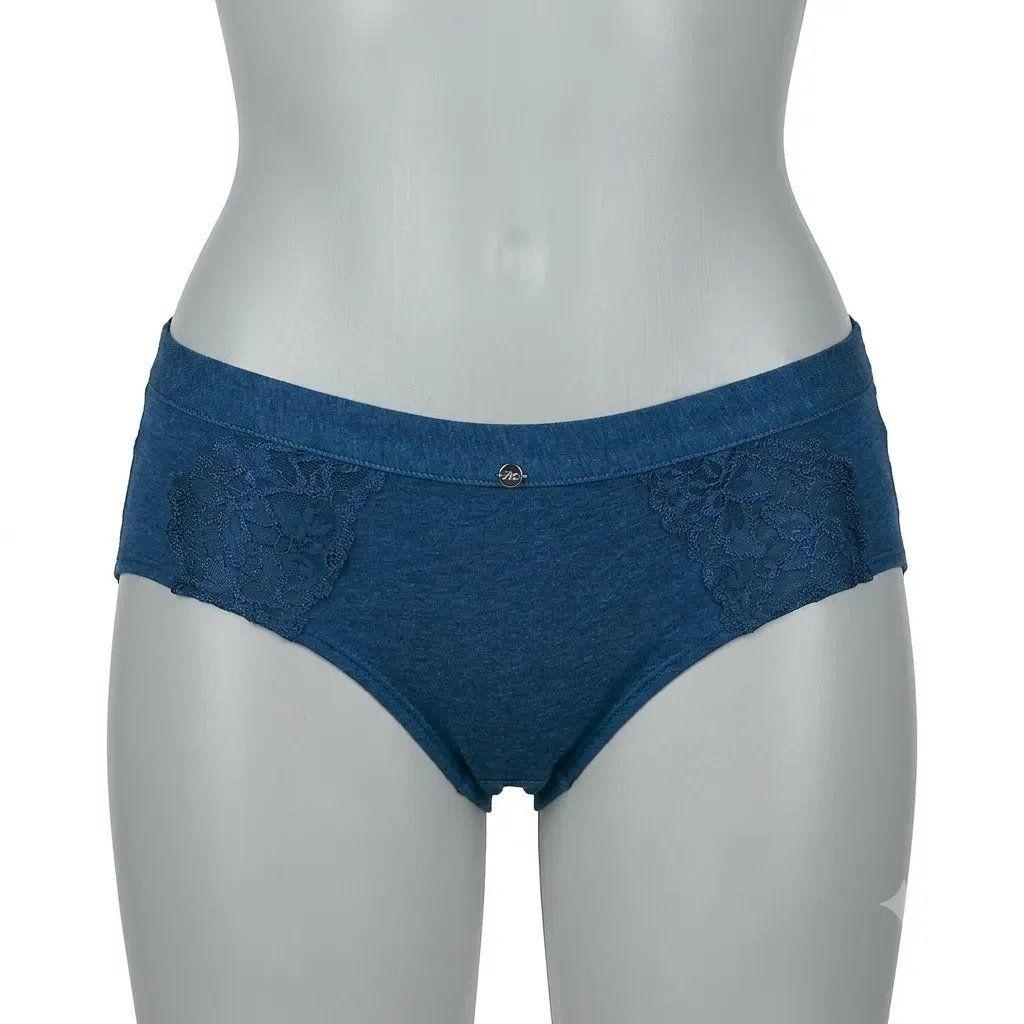 Pantaleta mujer lady genny C-325 algodón spandex melange-0