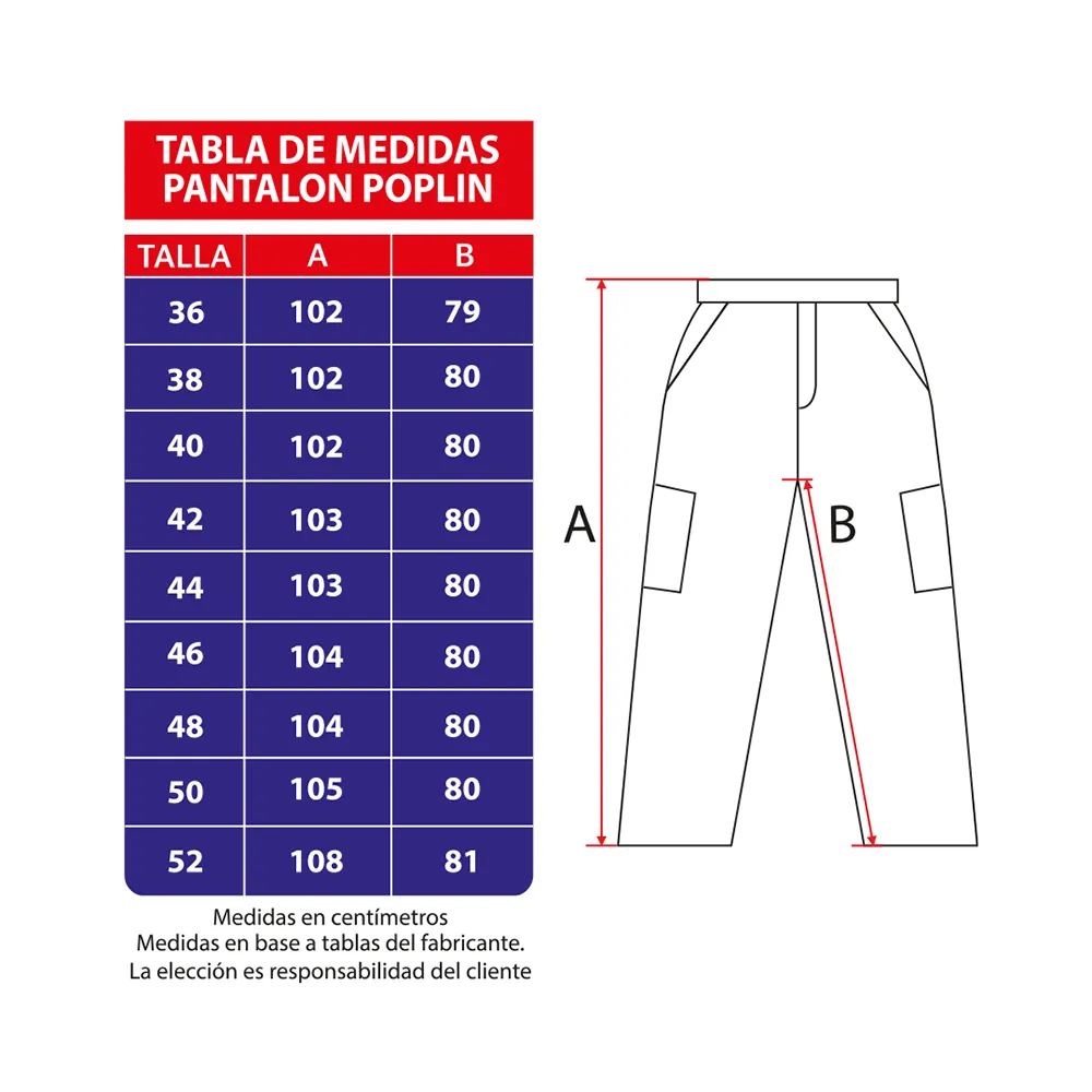 Pantalón Mujer Ripholia RIP-820 clínico tela poplin-2