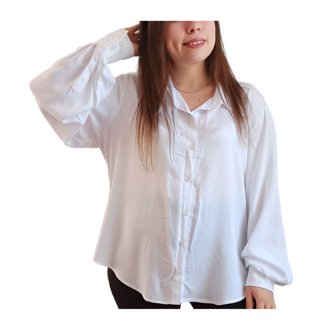 CAMISA MUJER BLANCA, MODELO BEATRIZ-0