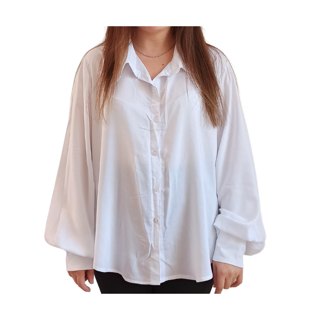 CAMISA MUJER BLANCA, MODELO BEATRIZ-1