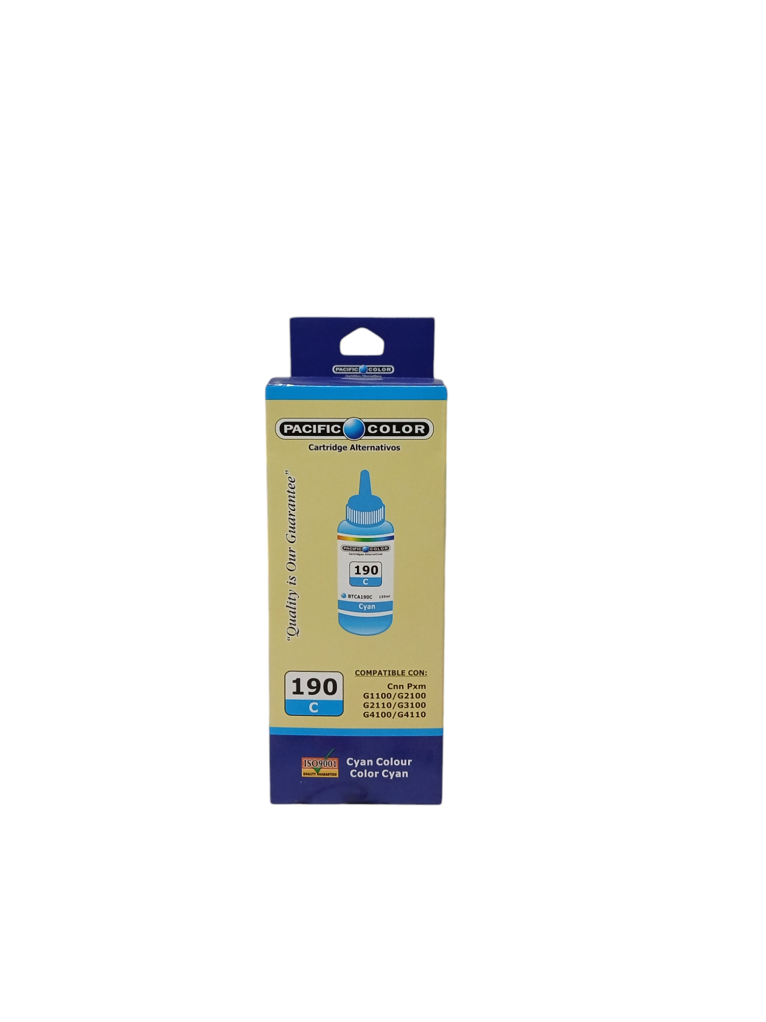 Pack 4 Tintas alternativas Gi-190 Compatible CANON-3