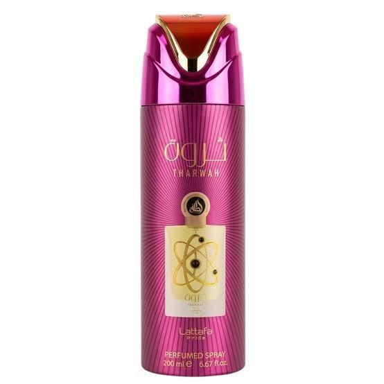 Lattafa Tharwah Gold Perfume Spray 200ML-0