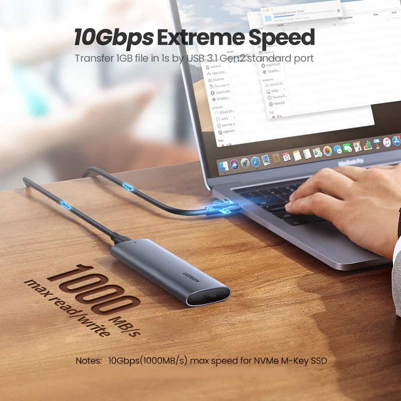 Case Cofre Adaptador De Disco Duro M.2 M2 Nvme Pcie Ssd-3