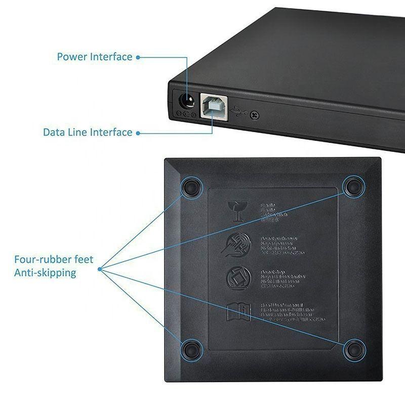 Grabador Dvd Y Cd Lector Externo Usb 2.0-1