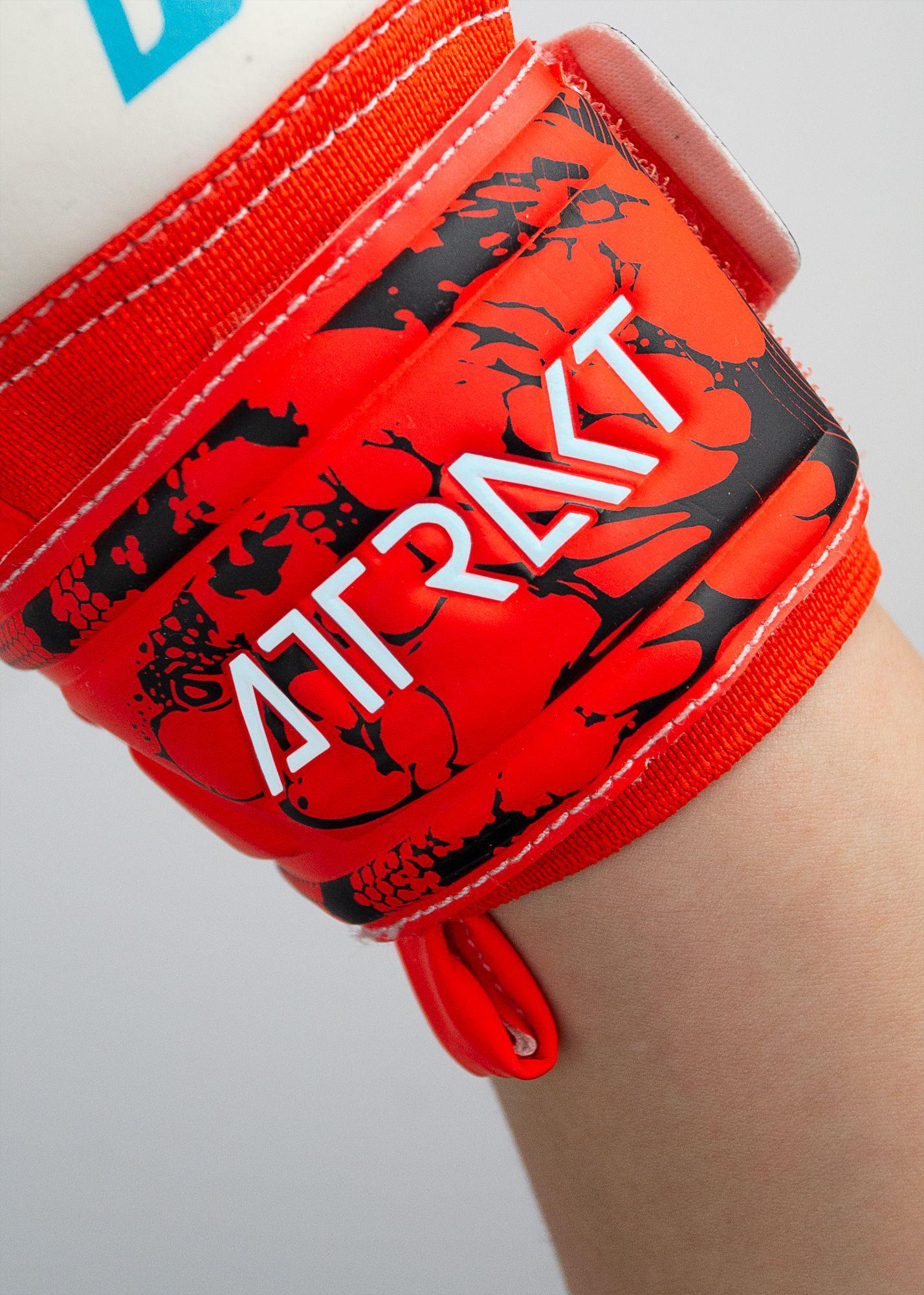 Guante Arquero Attrakt Grip Ferula Adulto GK23 Reusch Rojo-1