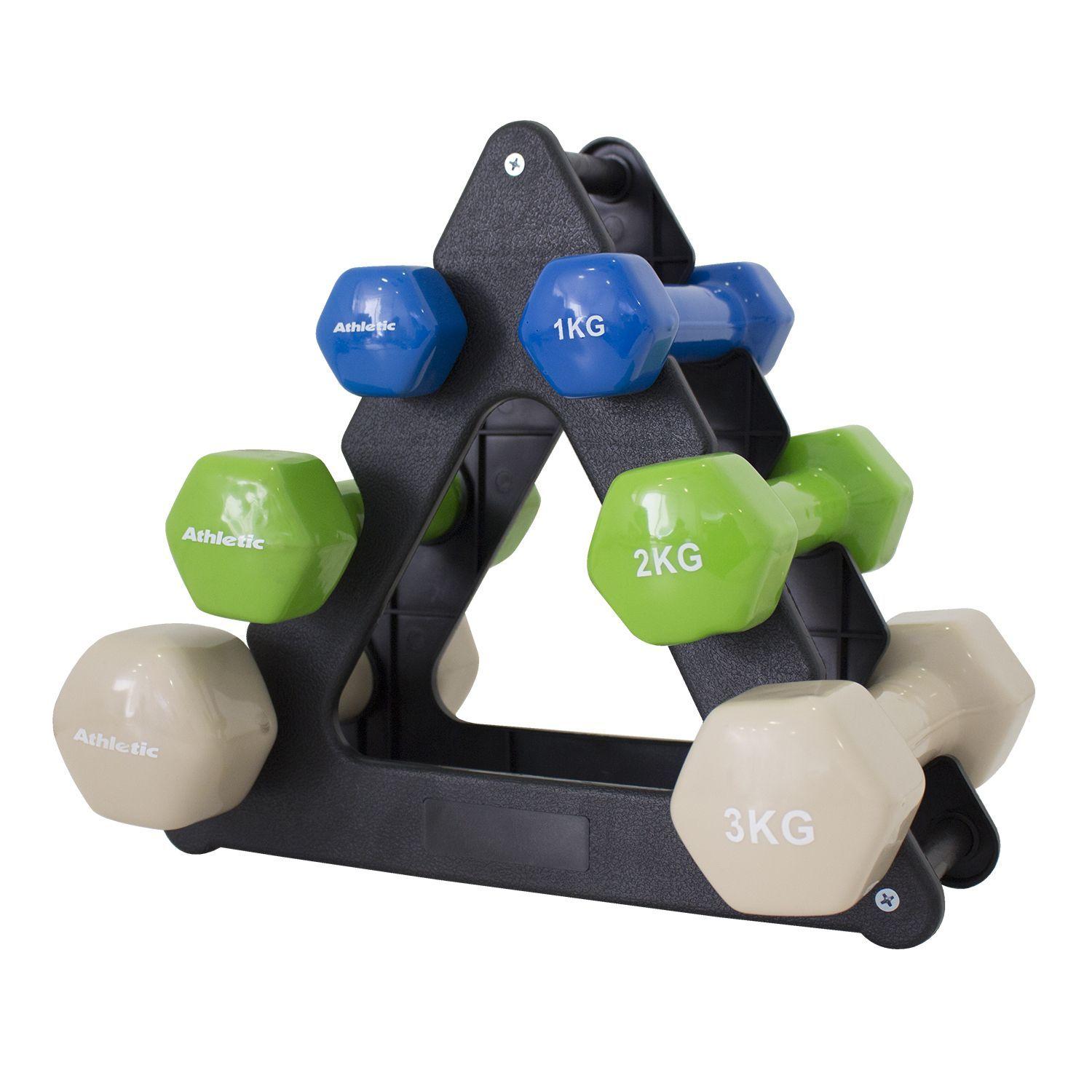 Juego de Mancuernas 12KG Athletic-0