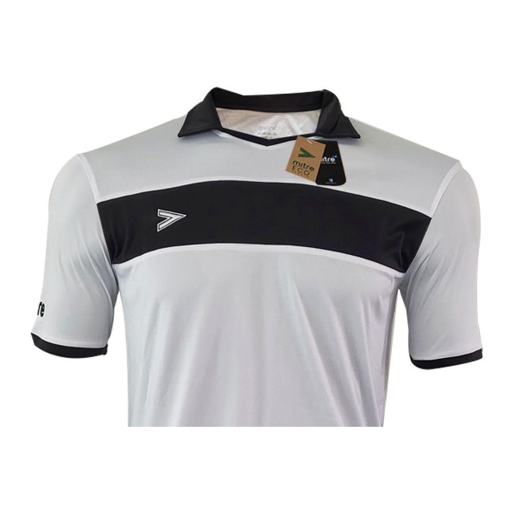 Uniforme Fútbol Mitre London Delta ECO Adulto Blanco-Negro-1