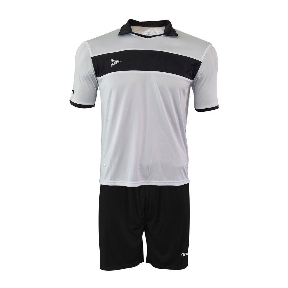 Uniforme Fútbol Mitre London Delta ECO Adulto Blanco-Negro-0