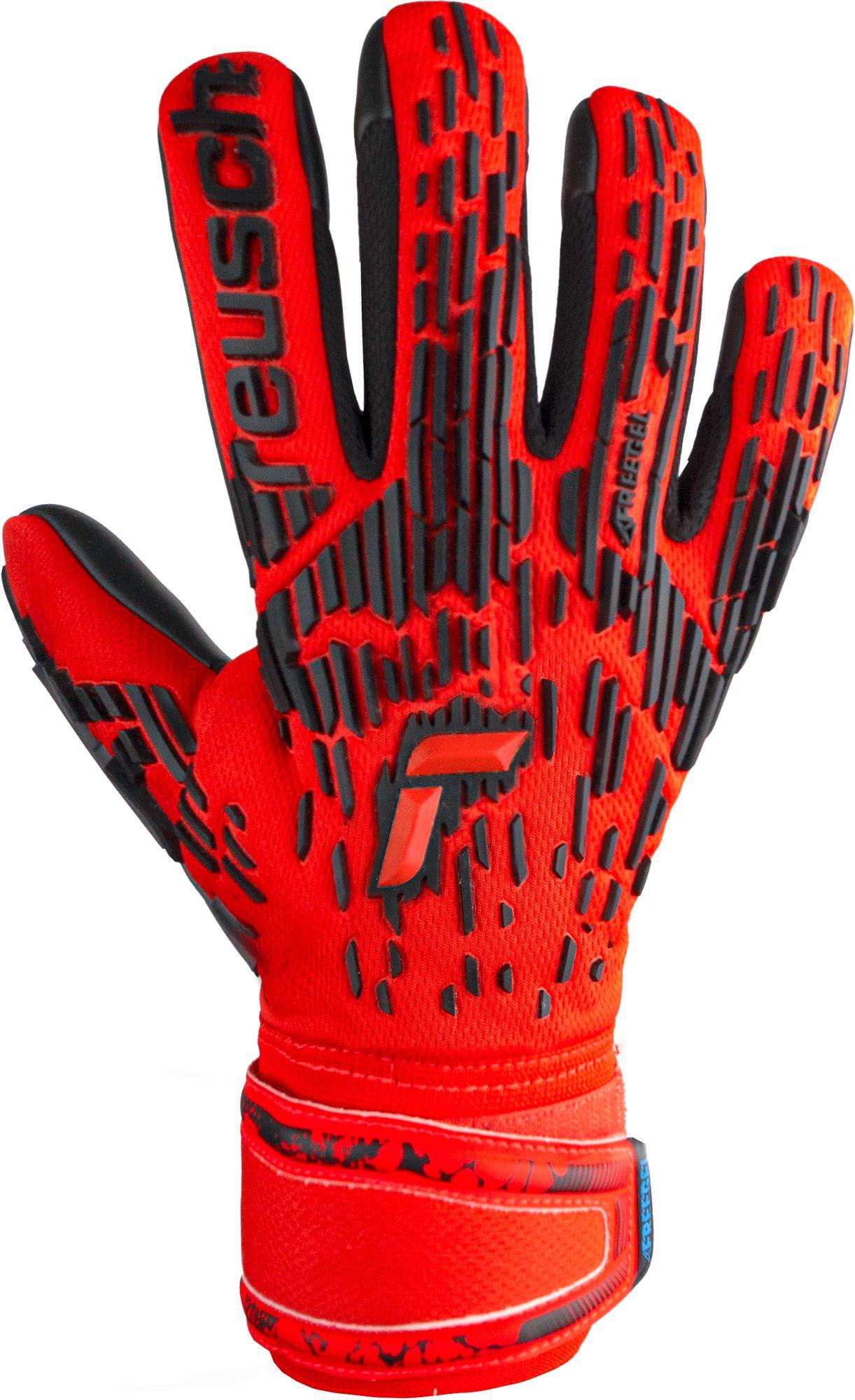 Guante Arquero Attrakt Freegel Silver GK23 Reusch Rojo-1
