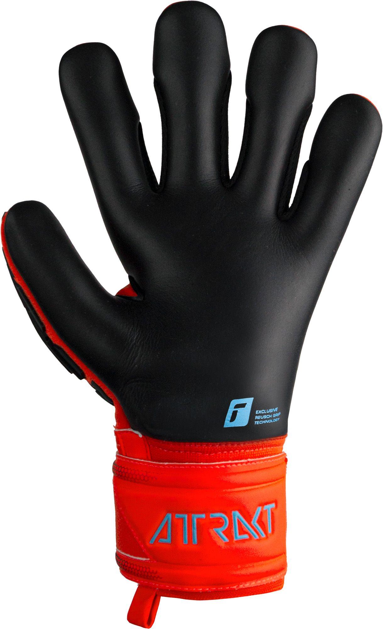 Guante Arquero Attrakt Freegel Silver GK23 Reusch Rojo-2