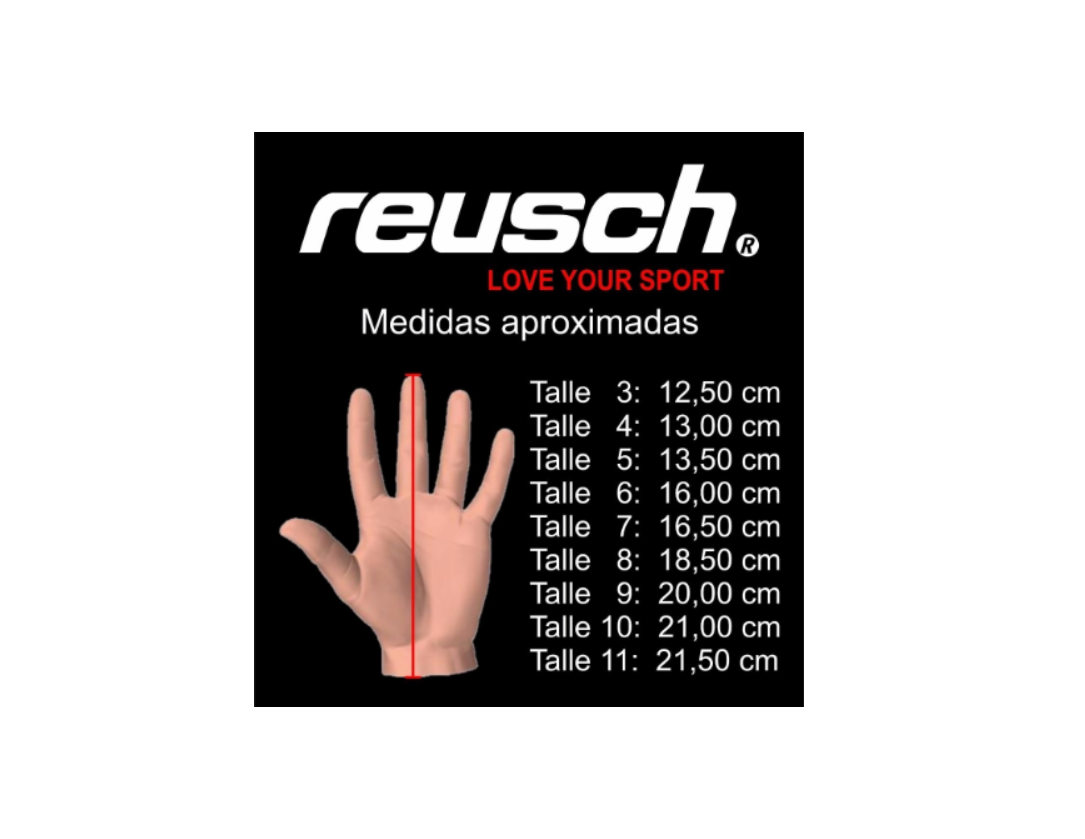 Guante Arquero Attrakt Freegel Silver GK23 Reusch Rojo-7
