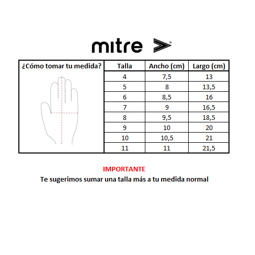 Guante Arquero Trent Ferula Mitre SII Azulino-3