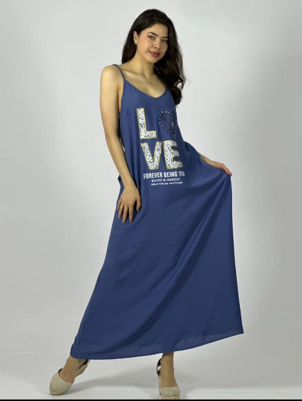 VESTIDO LOVE CREPE TALLA UNICA-0