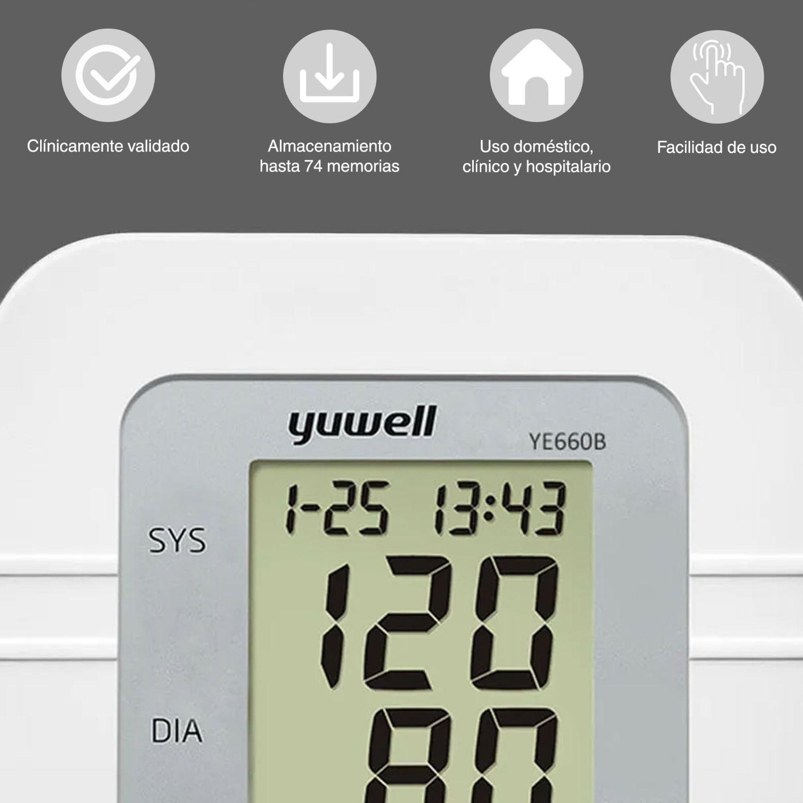 Toma Presión Tensiómetro 74 Mem Voz Español Pilas Eléctrico-2