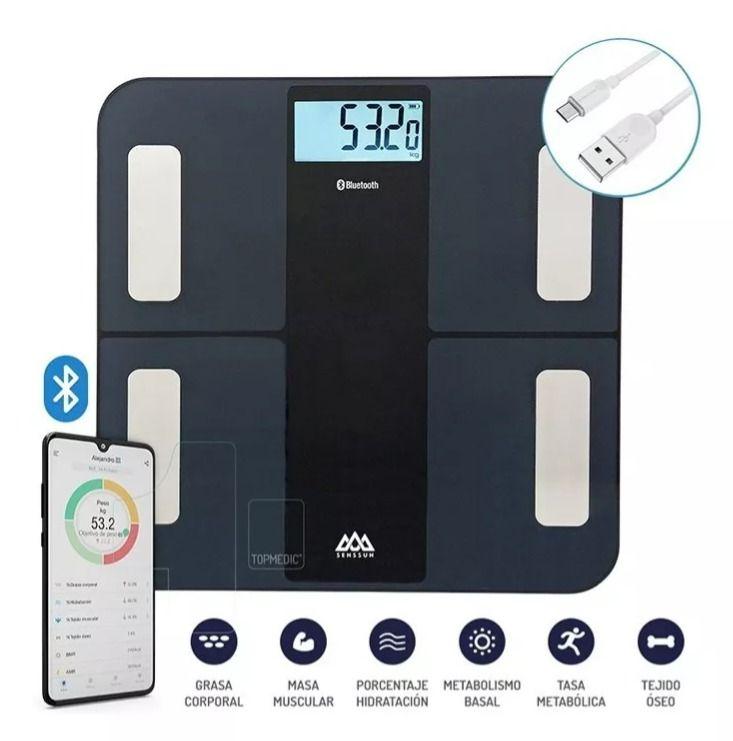 Balanza Pesa Inteligente + Cinta Metrica Seca 201 -2