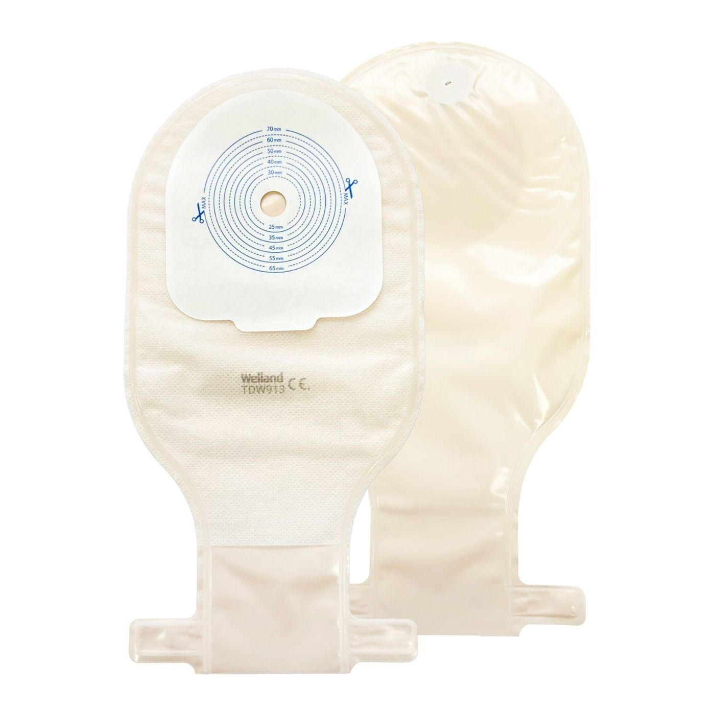 30x Bolsa Colostomía Ostomía Drenable Filtro Anti Olor Y Gases-2