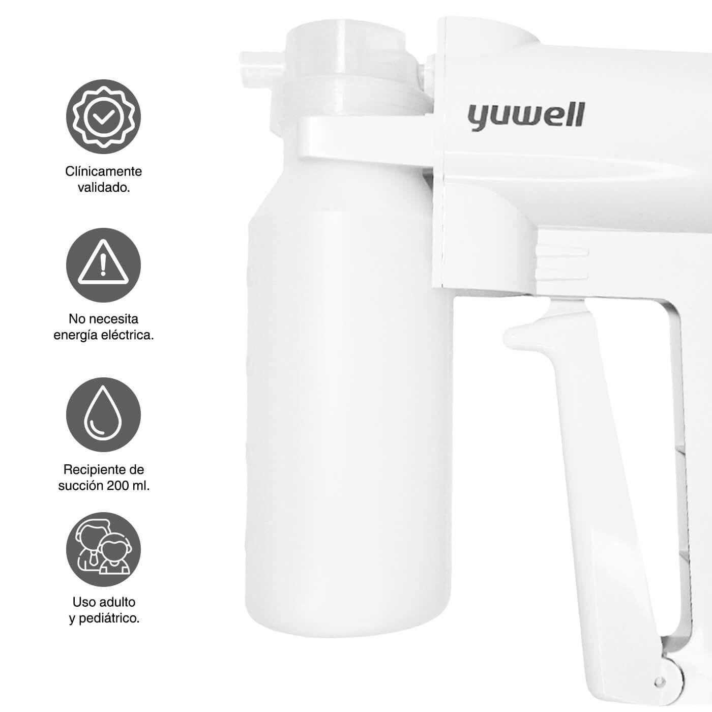 Bomba de Aspiración de Secreciones Manual Yuwell 7B-1-2