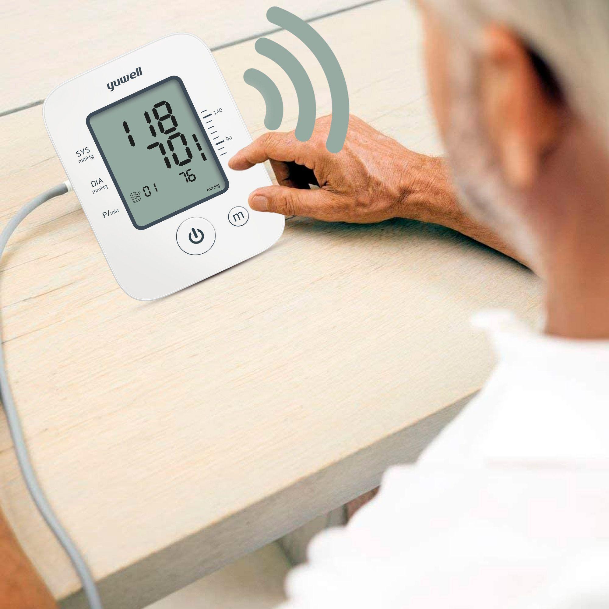 Toma Presión Digital de Brazo Yuwell YE660D con Voz + Bzte Adulto y Pediátrico-6