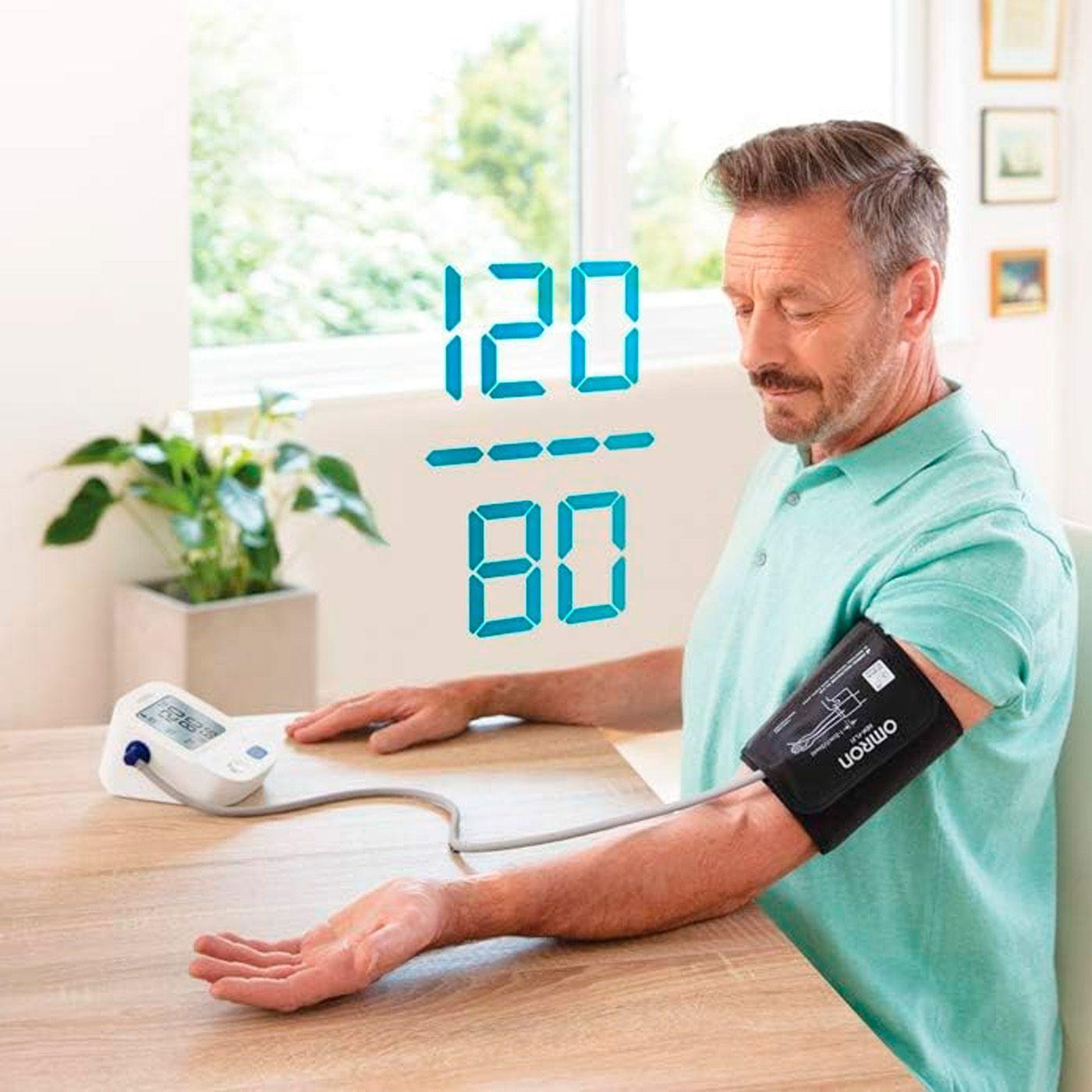 Toma Presión Digital de Brazo Omron HEM-7154 + Bzte Adulto y Pediátrico + Adaptador Eléctrico-4