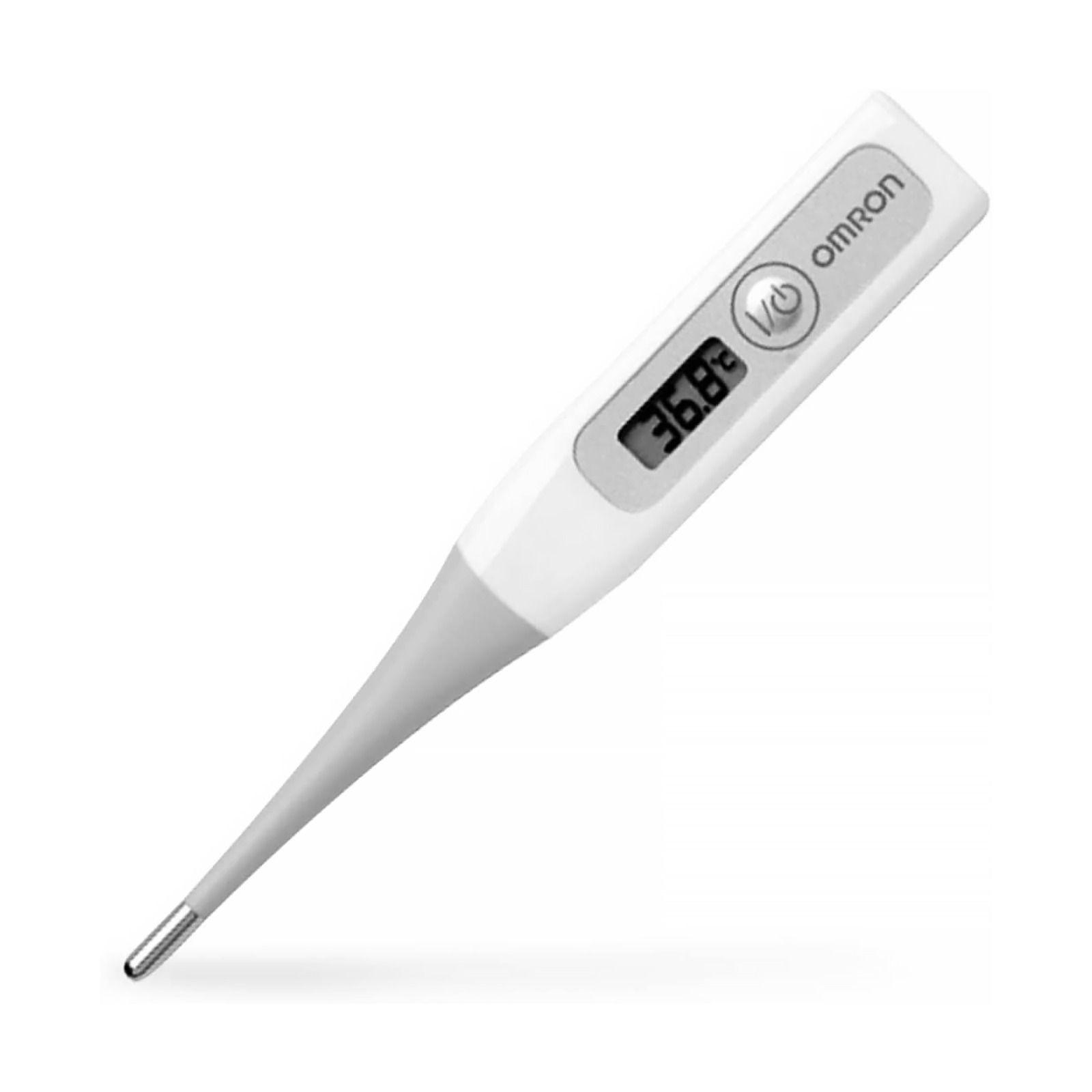 Termómetro Digital Omron Punta Flexible Con Memoria y Alarma-2