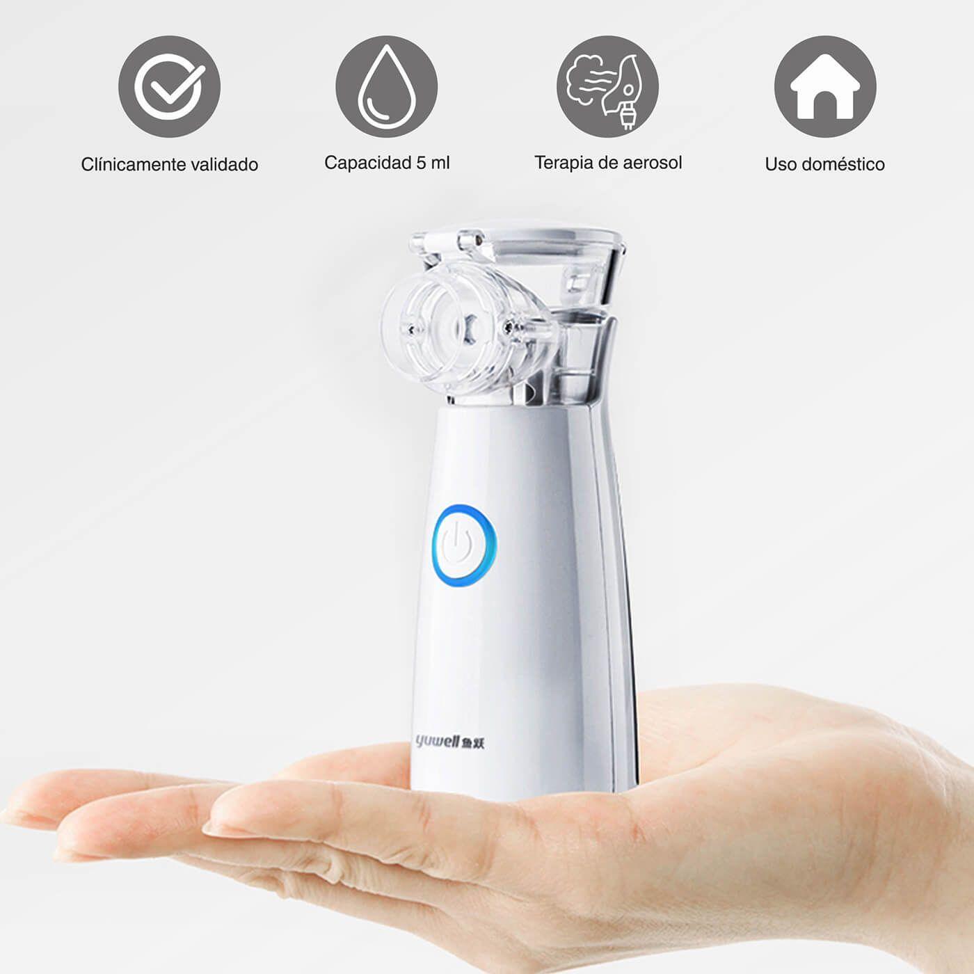 Nebulizador Portátil De Mano Yuwell M102 Niño Y Adulto USB-2