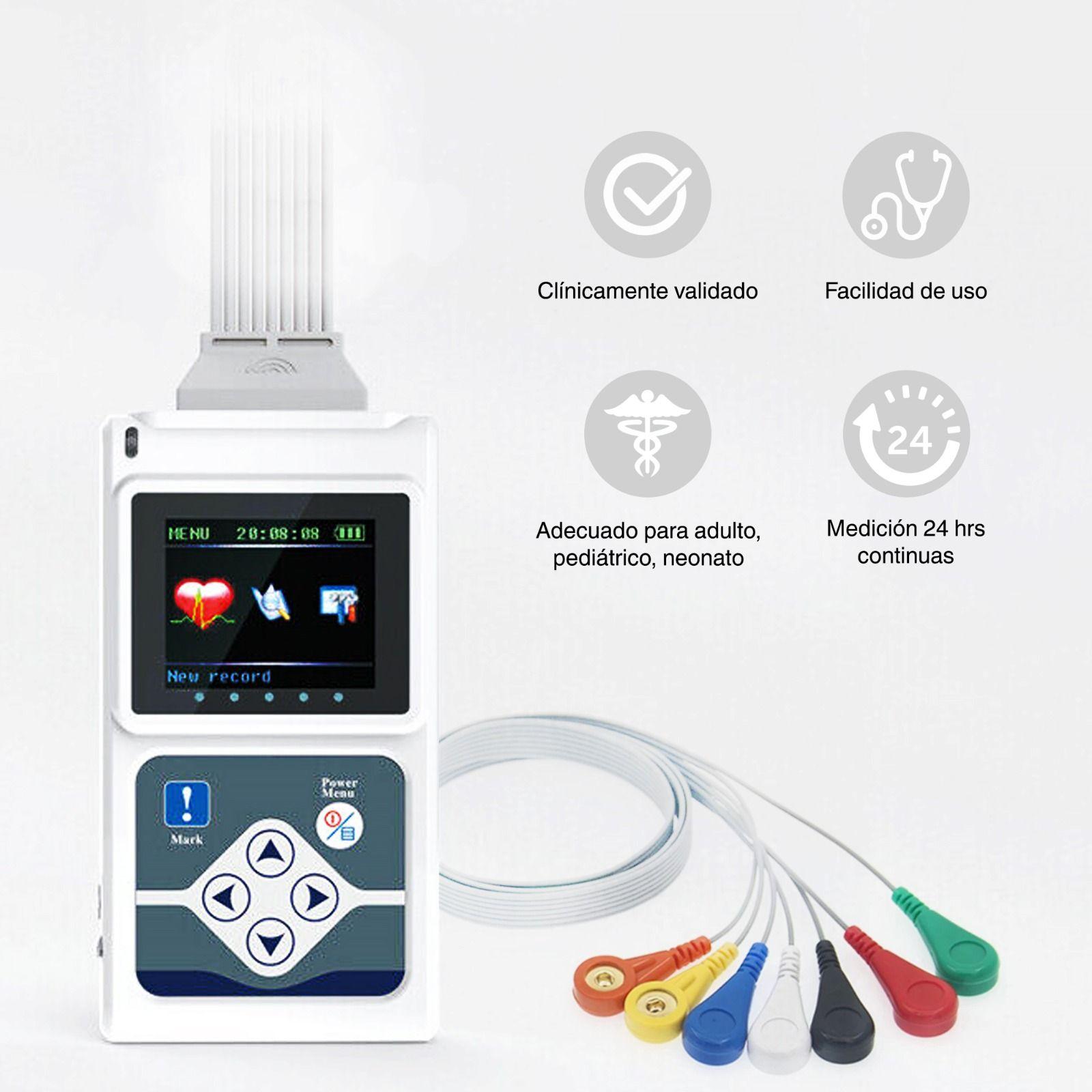 Holter Ecg Contec Tlc5000 De 12 Canales -2