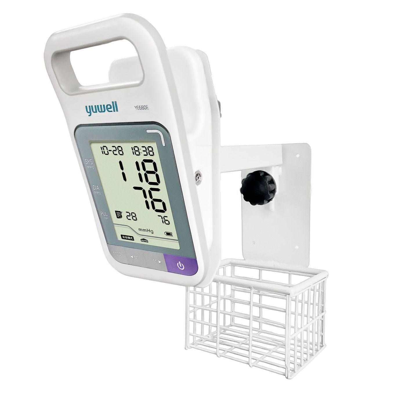 Toma Presión Digital de Brazo Yuwell YE680E Dual + Soporte Fijo de Pared-1
