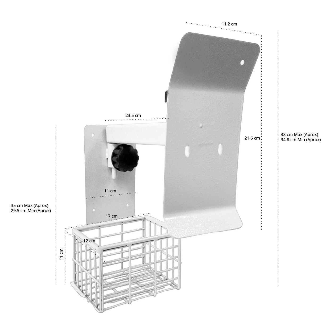 Toma Presión Digital de Brazo Yuwell YE680E Dual + Soporte Fijo de Pared-5