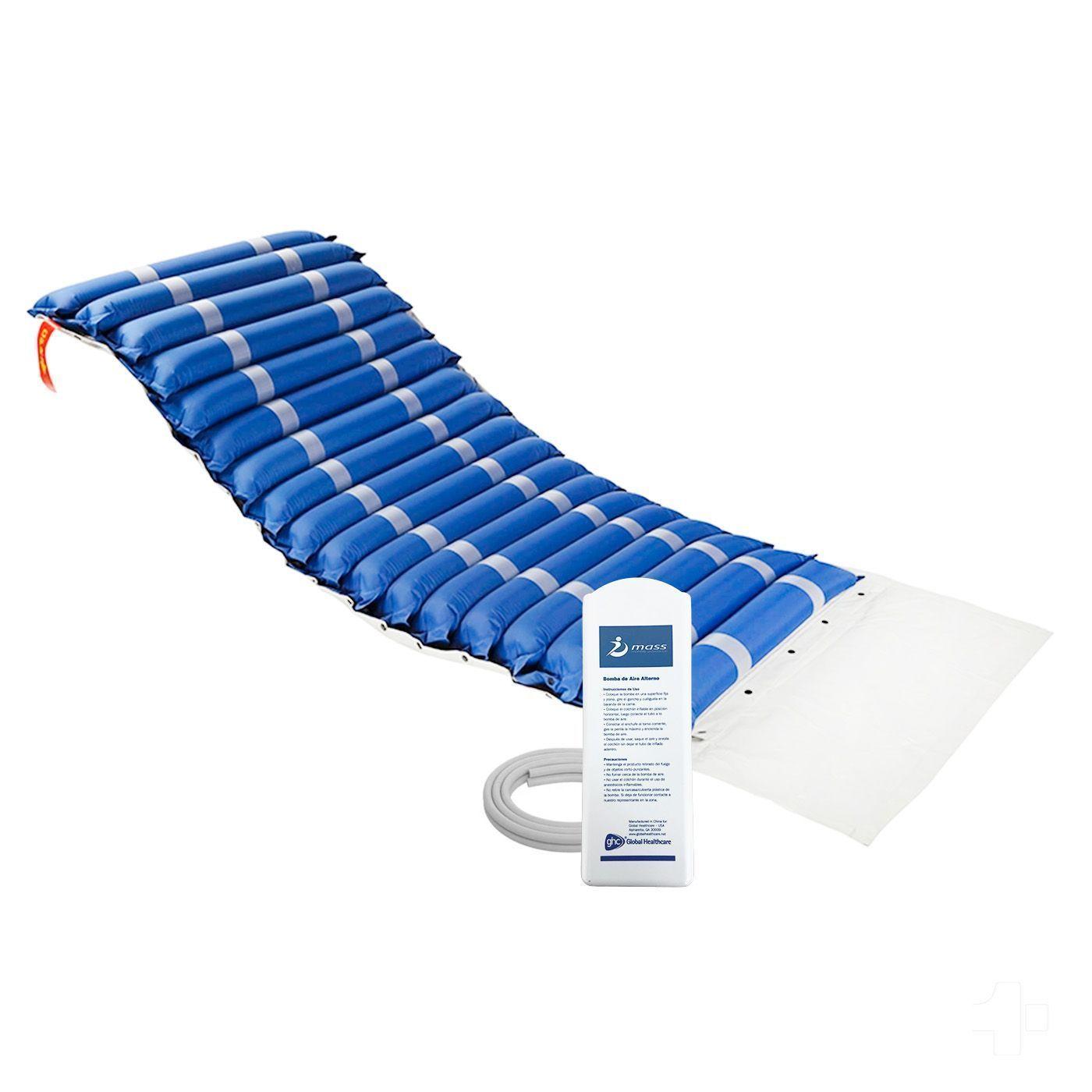 Colchón Antiescaras Motor Tubular + Cobertor Impermeable 160 kilos-2