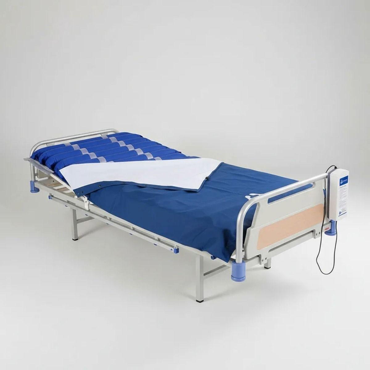 Colchón Antiescaras Motor Tubular + Cobertor Impermeable 160 kilos-6