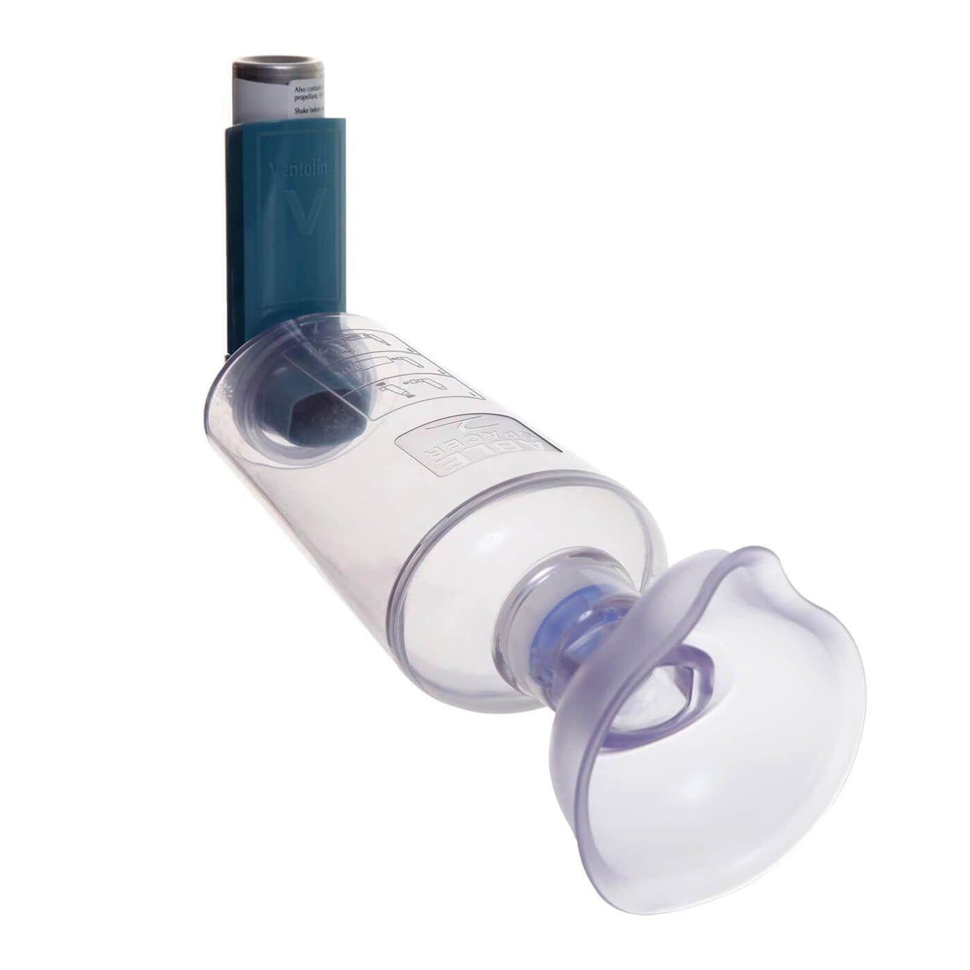 Aerocámara Antibaterial Transparente Able Máscara Adulto-1