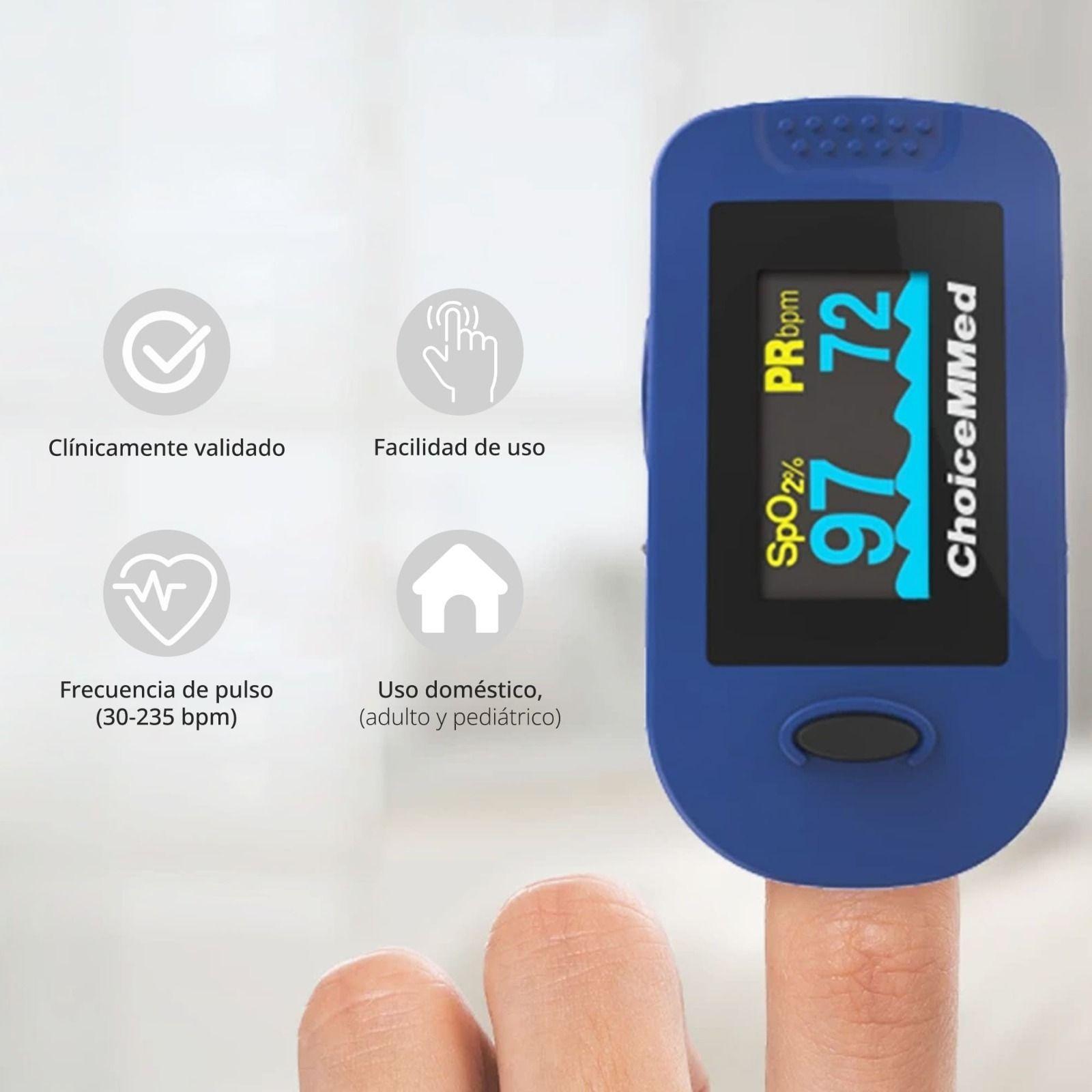 Oxímetro Saturómetro Con Curva Adulto y Pediátrico ChoiceMMed-1