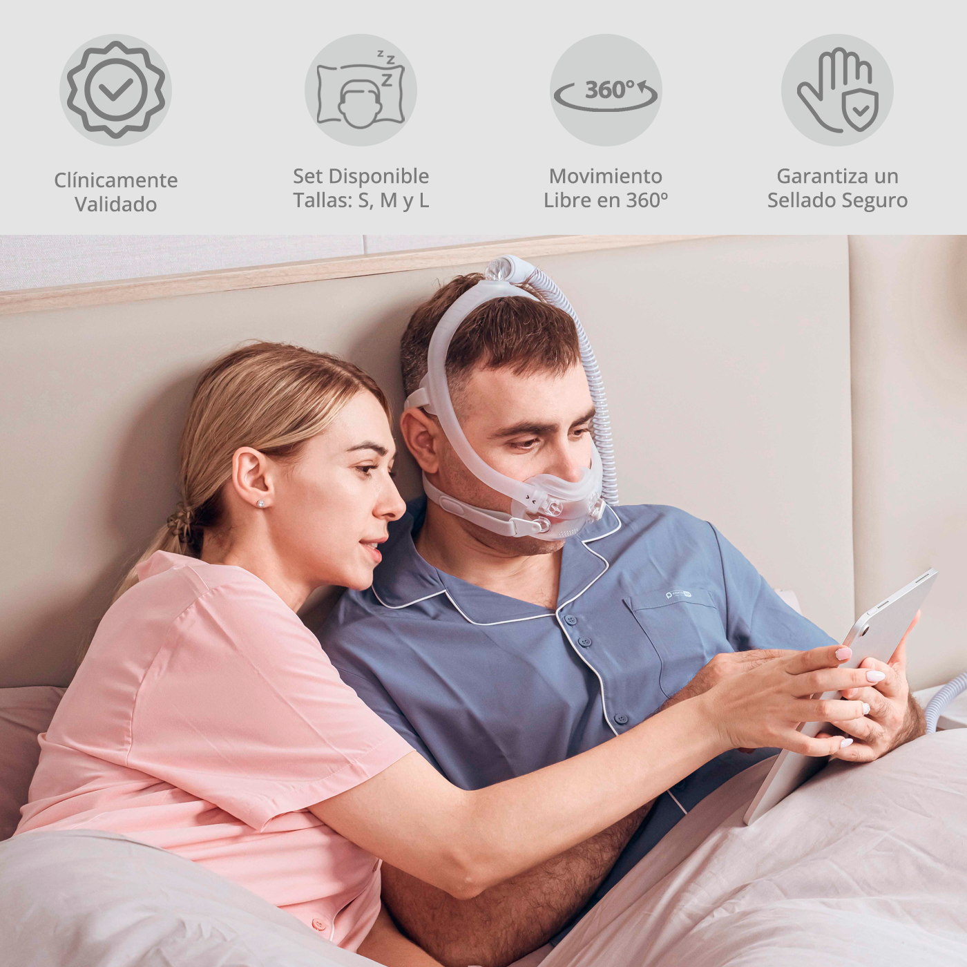 Máscara Cpap Oronasal F6S BMC-1