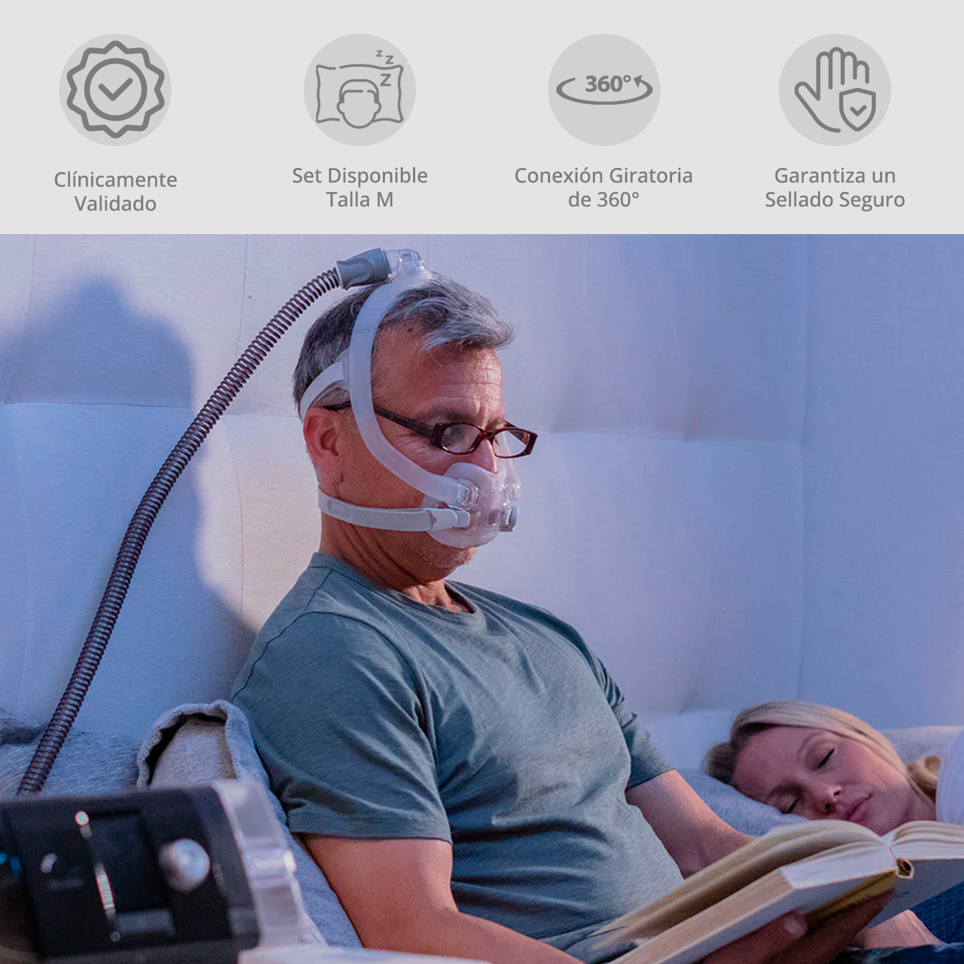 Máscara Cpap Oronasal AirFit F30i Resmed-2