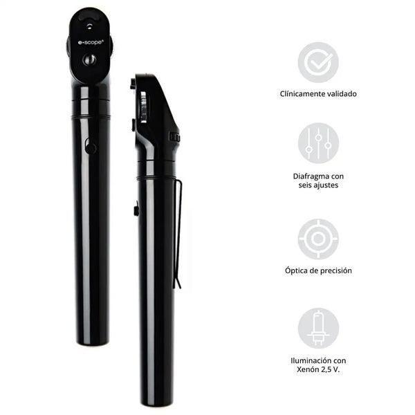Oftalmoscopio Riester E-Scope Negro Luz Directa Xenon-3