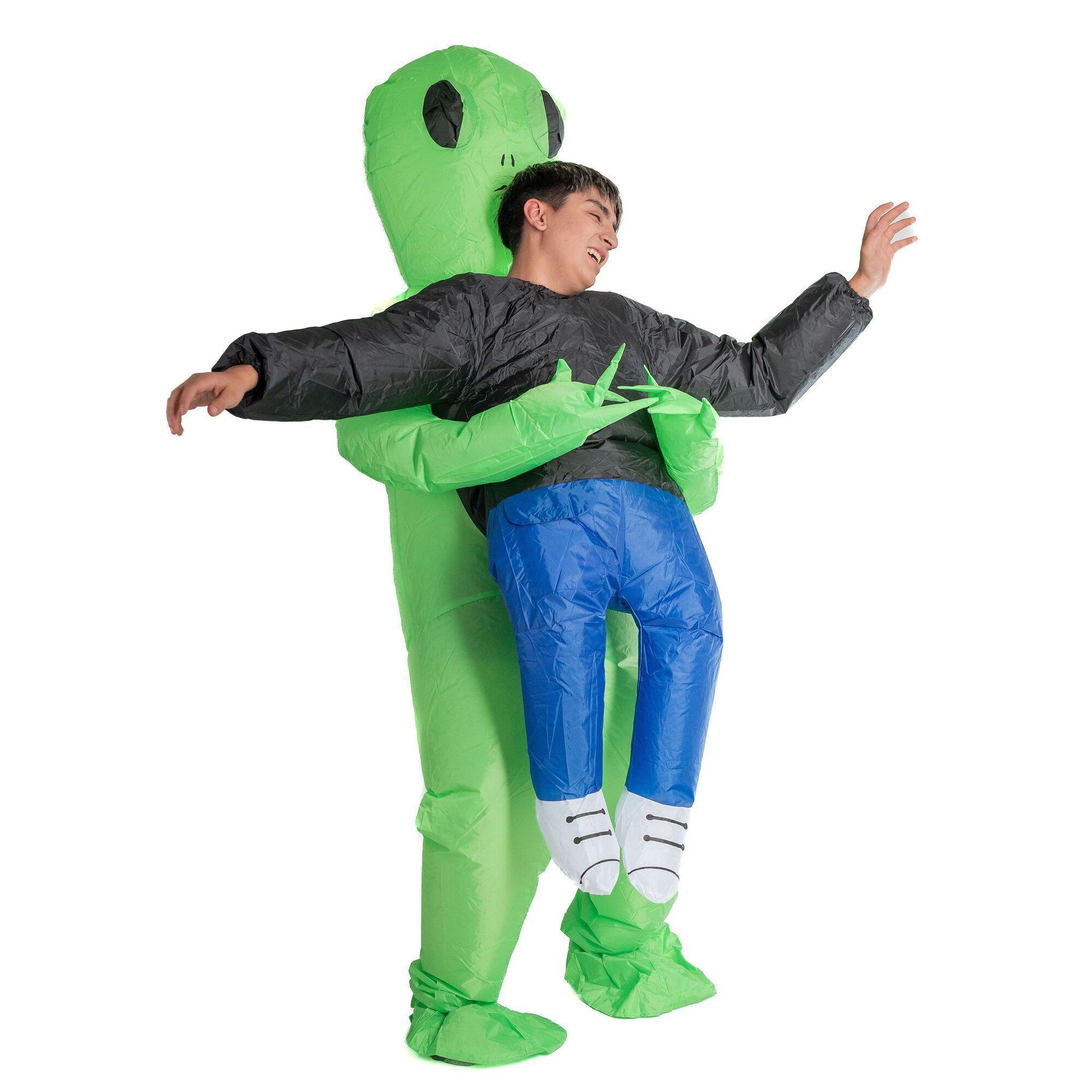 Disfraz Inflables Alien Halloween Adulto Y Niño-0