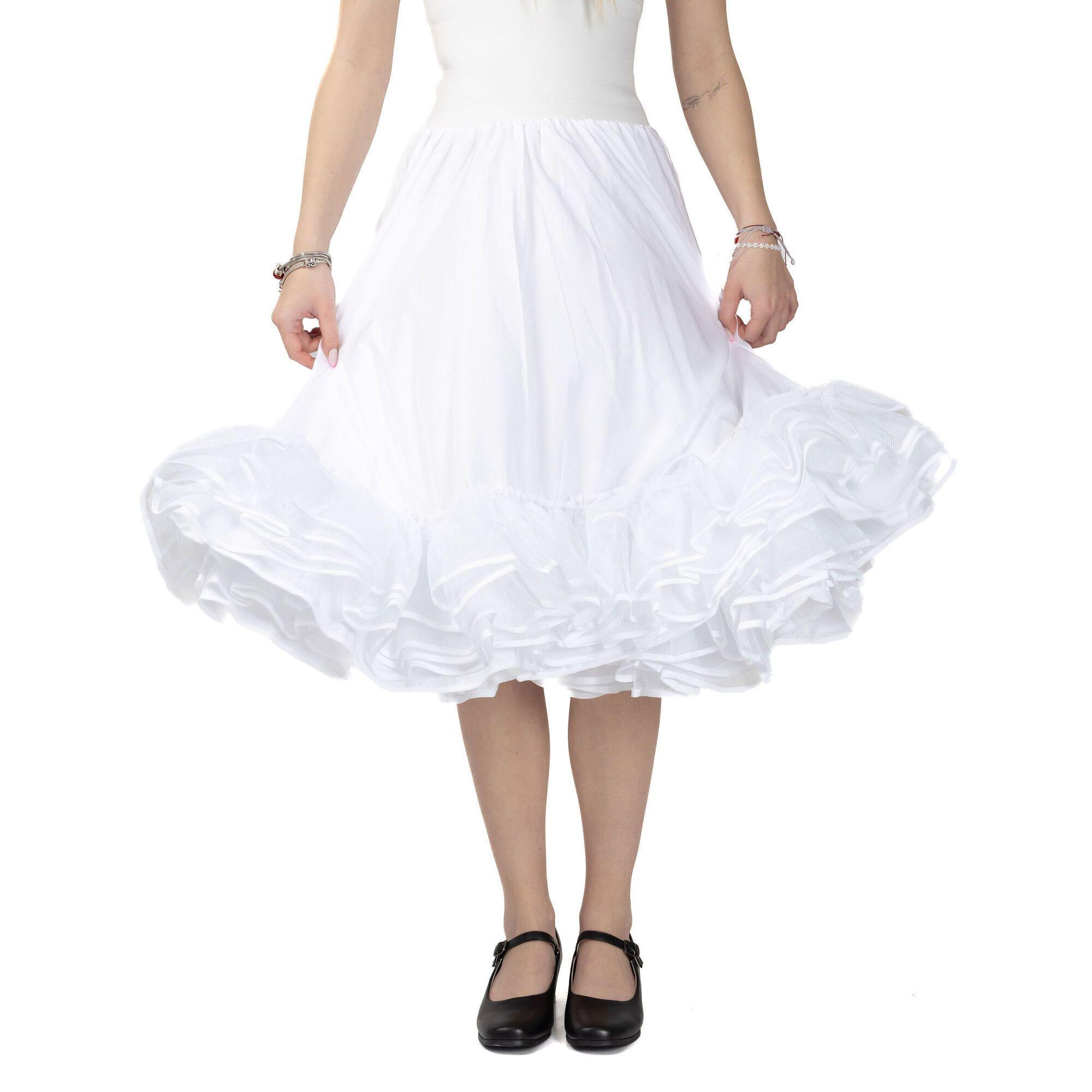 Falso Para Vestido De Cueca Mujer - 8 Capas- Profesional-0