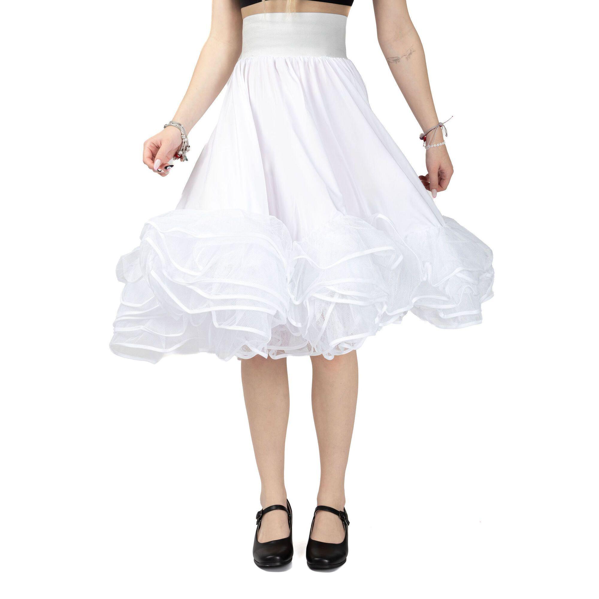 Falso Para Vestido De Cueca Mujer - 8 Capas- Profesional-1