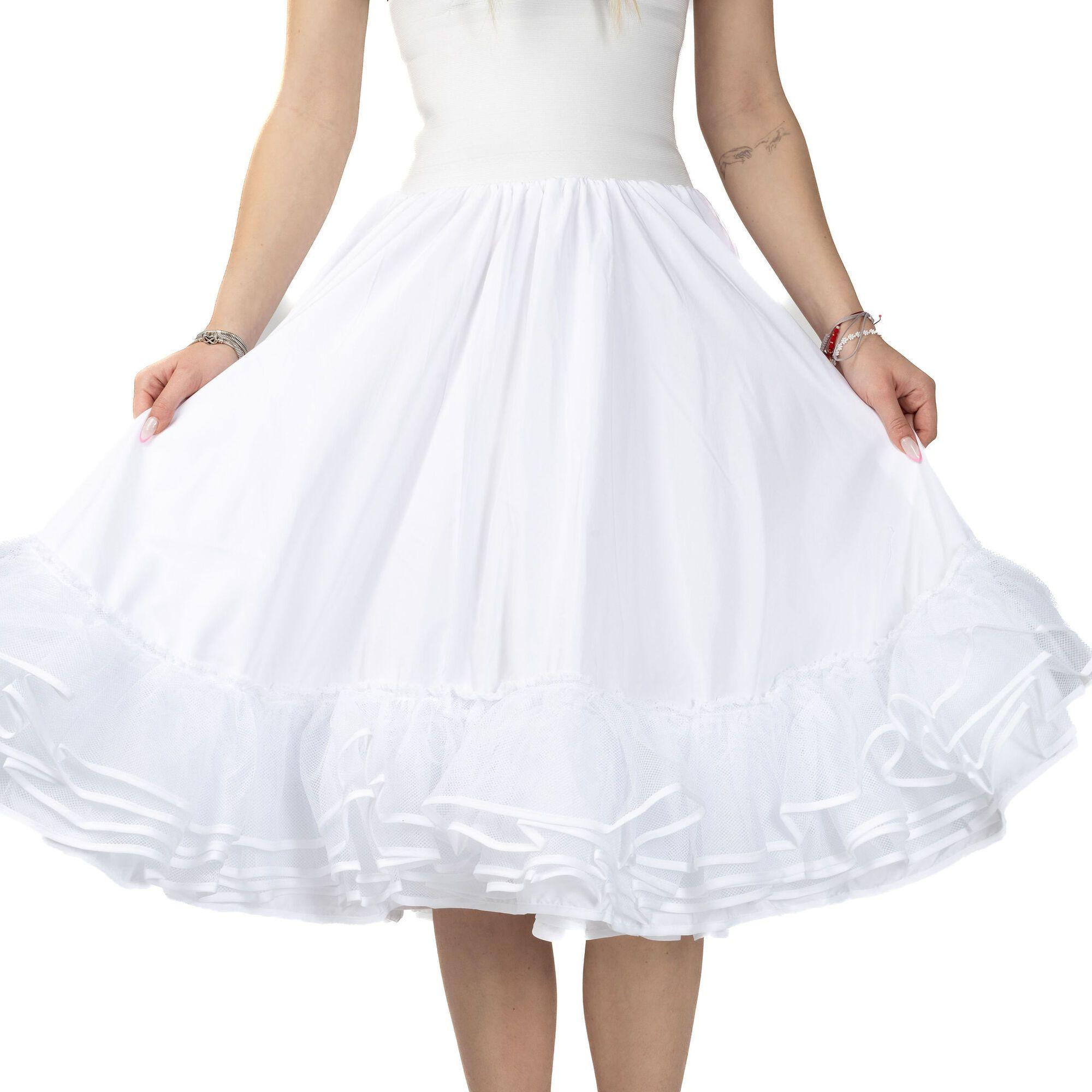 Falso Para Vestido De Cueca Mujer - 8 Capas- Profesional-2