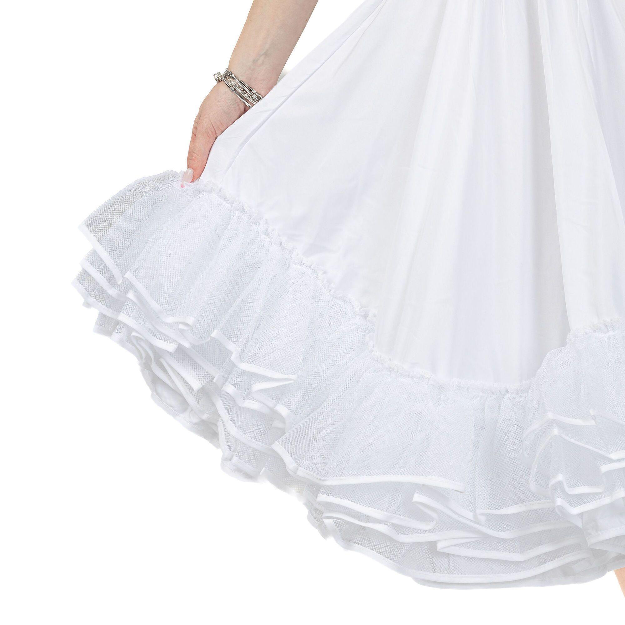 Falso Para Vestido De Cueca Mujer - 8 Capas- Profesional-3