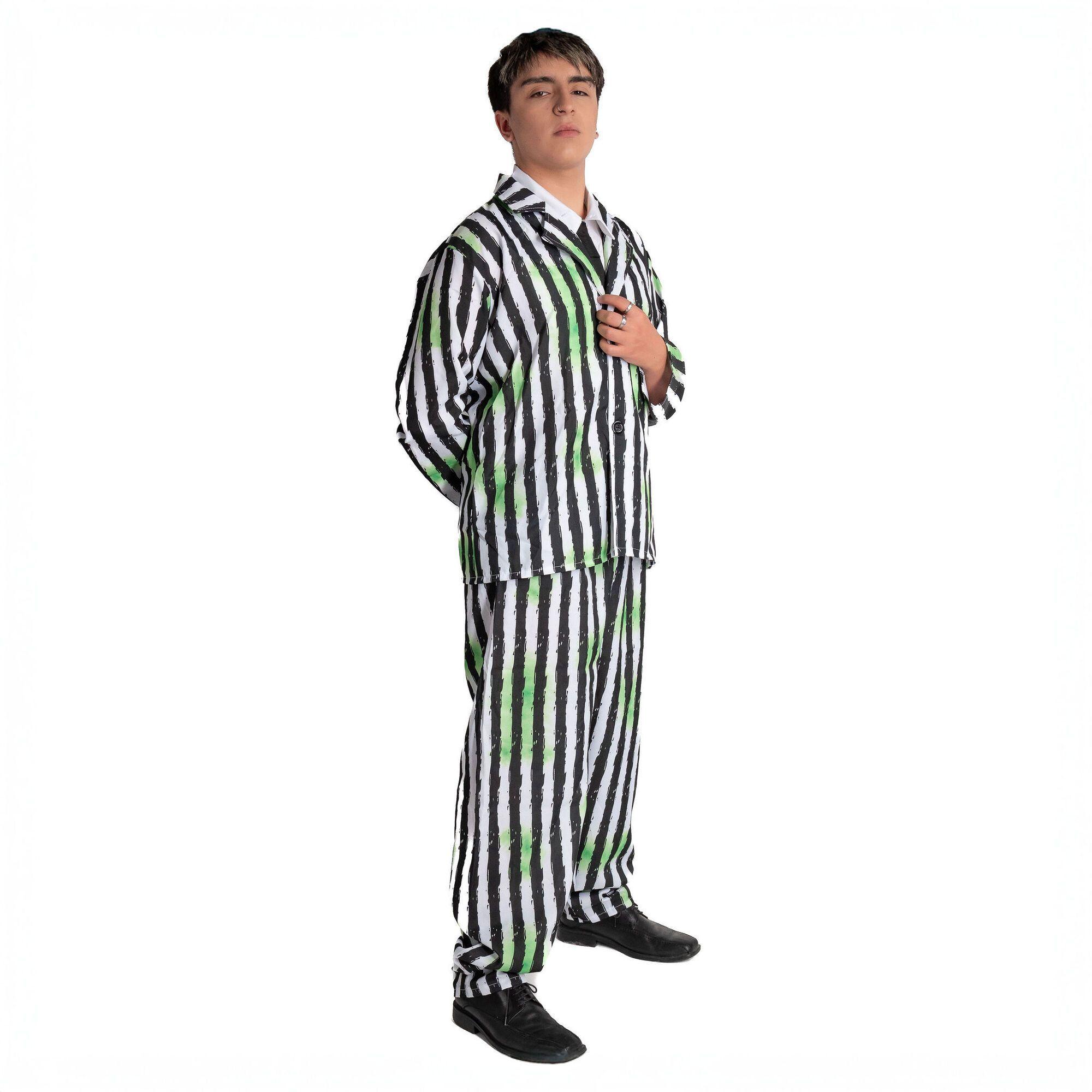 Disfraz Beetlejuice Halloween Adultos Y Niños-0
